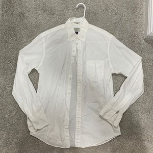 J. Crew White Button Up - MEDIUM